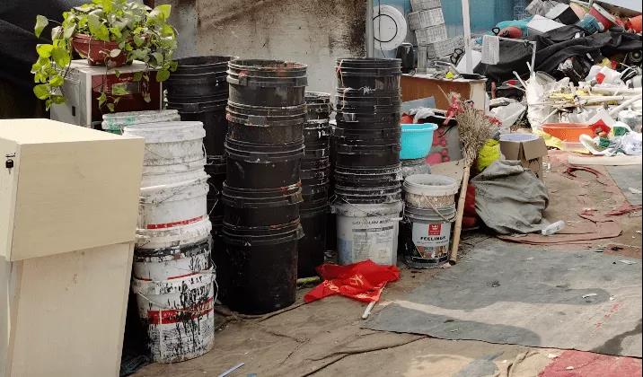 危廢露天堆放、晾曬罰款可達(dá)10萬